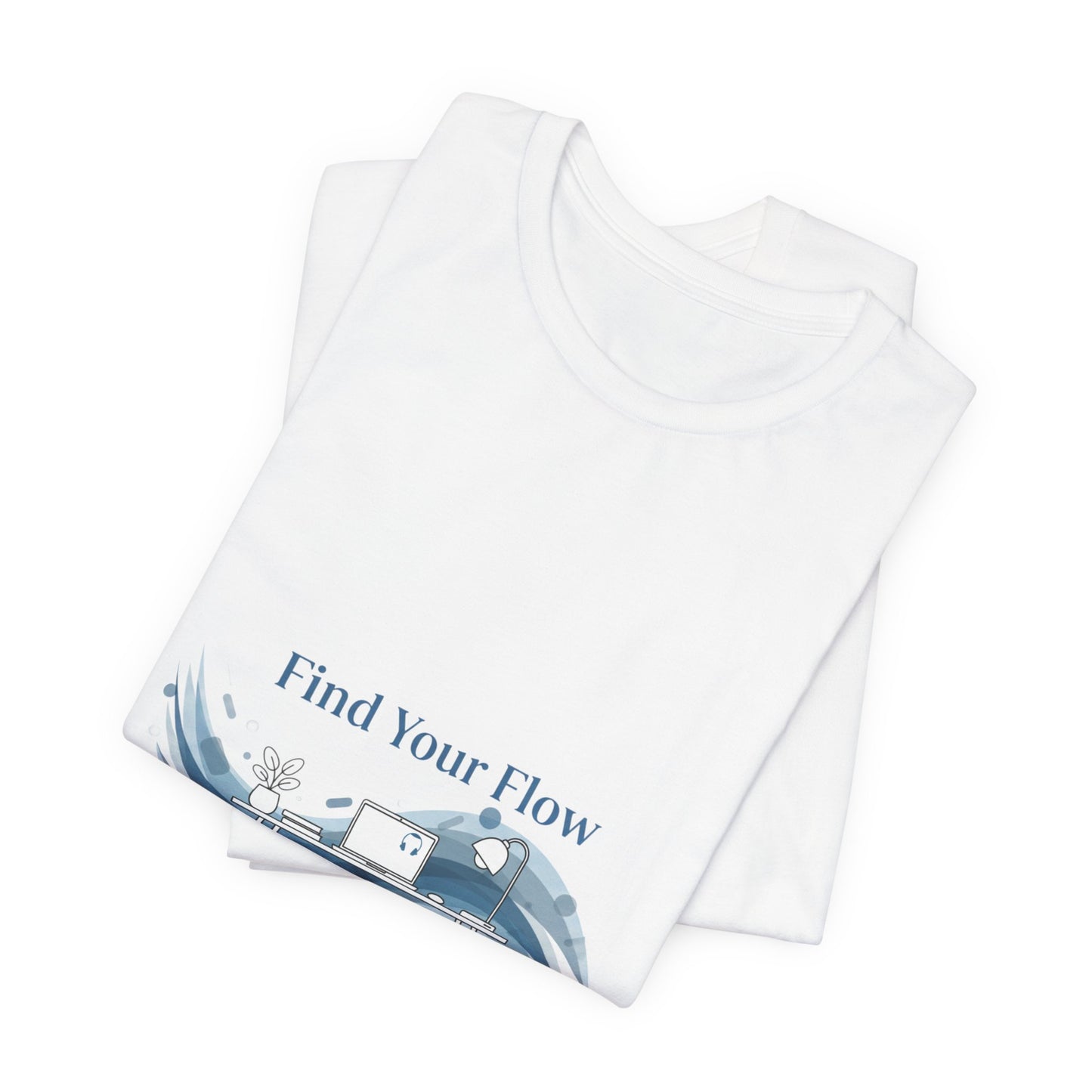 Find Your Flow Tee | flow state, productivity art, focus motivation