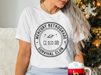 Mercury Retrograde Survival Club Graphic T-shirt