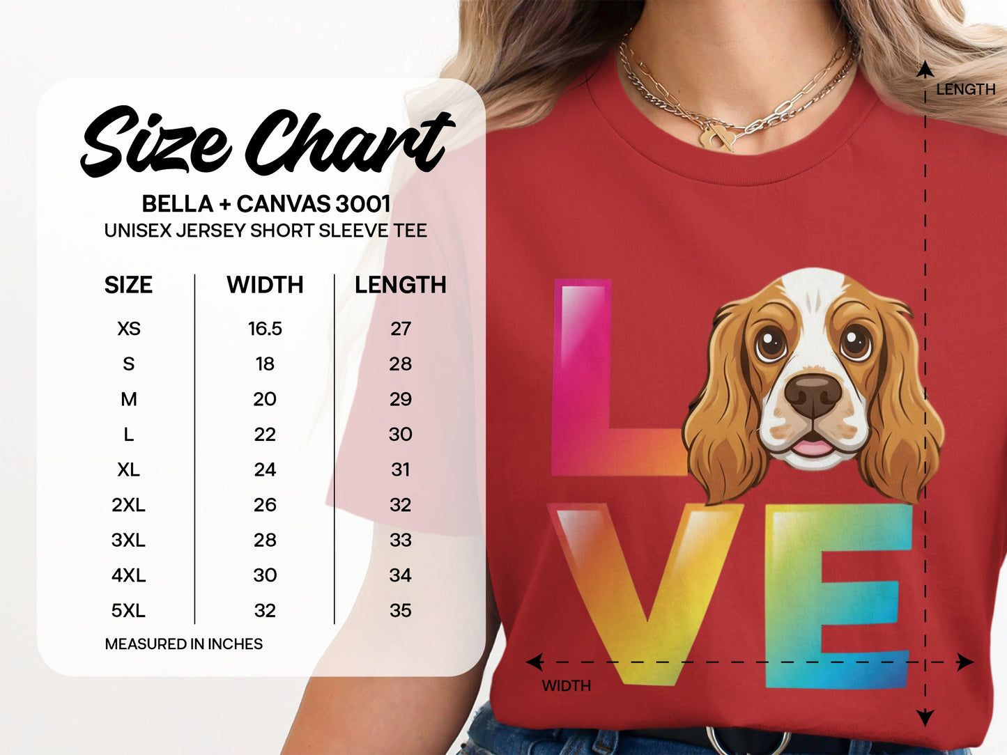 Colorful Love Dog Graphic Short Sleeve Tee product type
