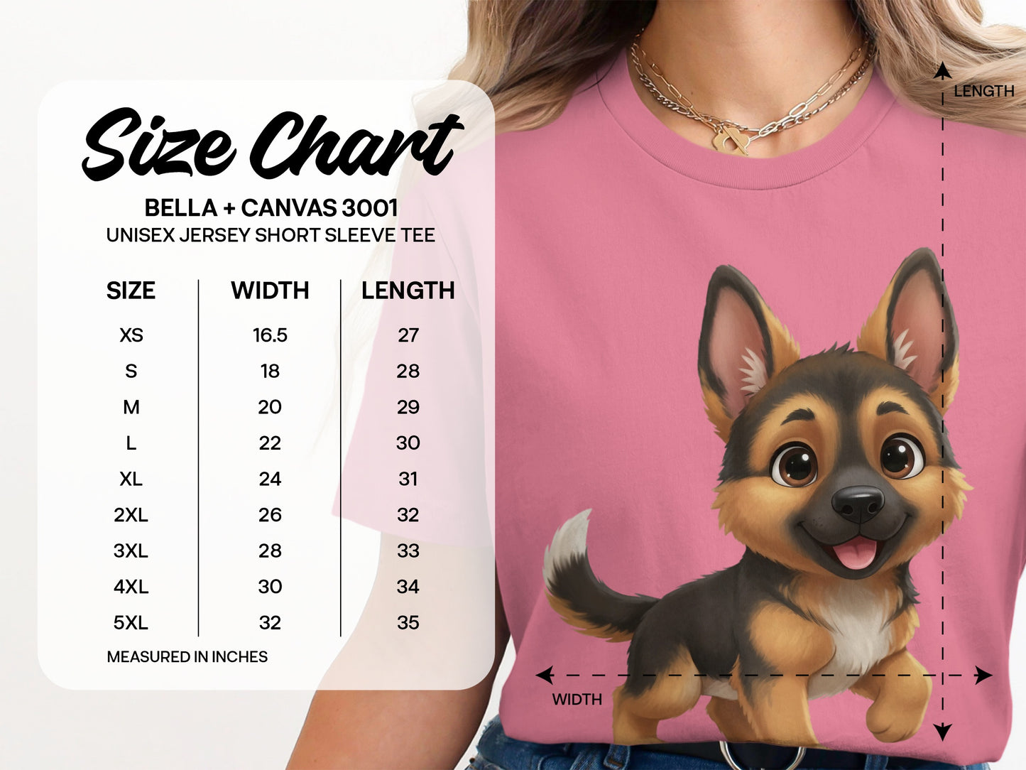 Women's Pink T-Shirt With Cute Animated Dog Design