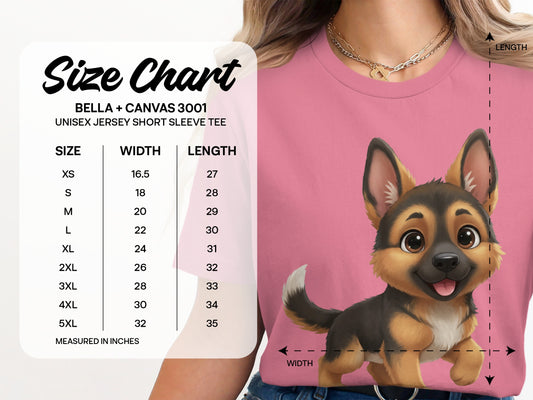 Women's Pink T-Shirt With Cute Animated Dog Design
