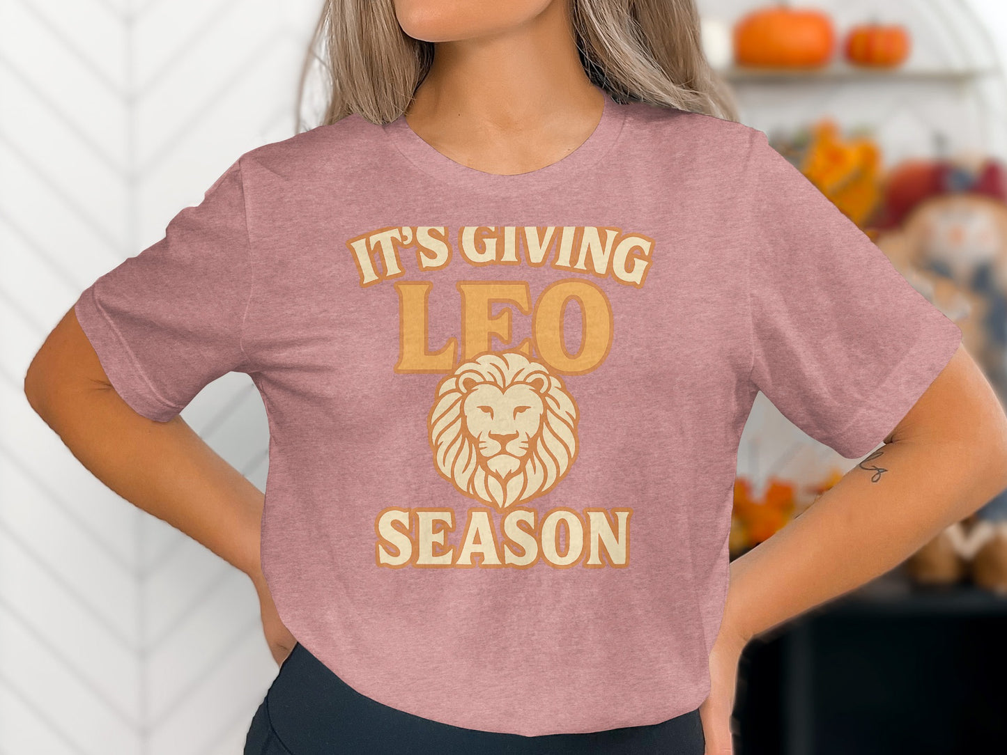 It's Giving Leo Season T-shirt product type