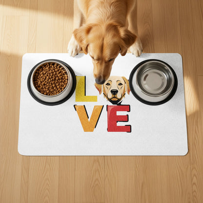 Love Design Dog Enjoying Mealtime on Floor product