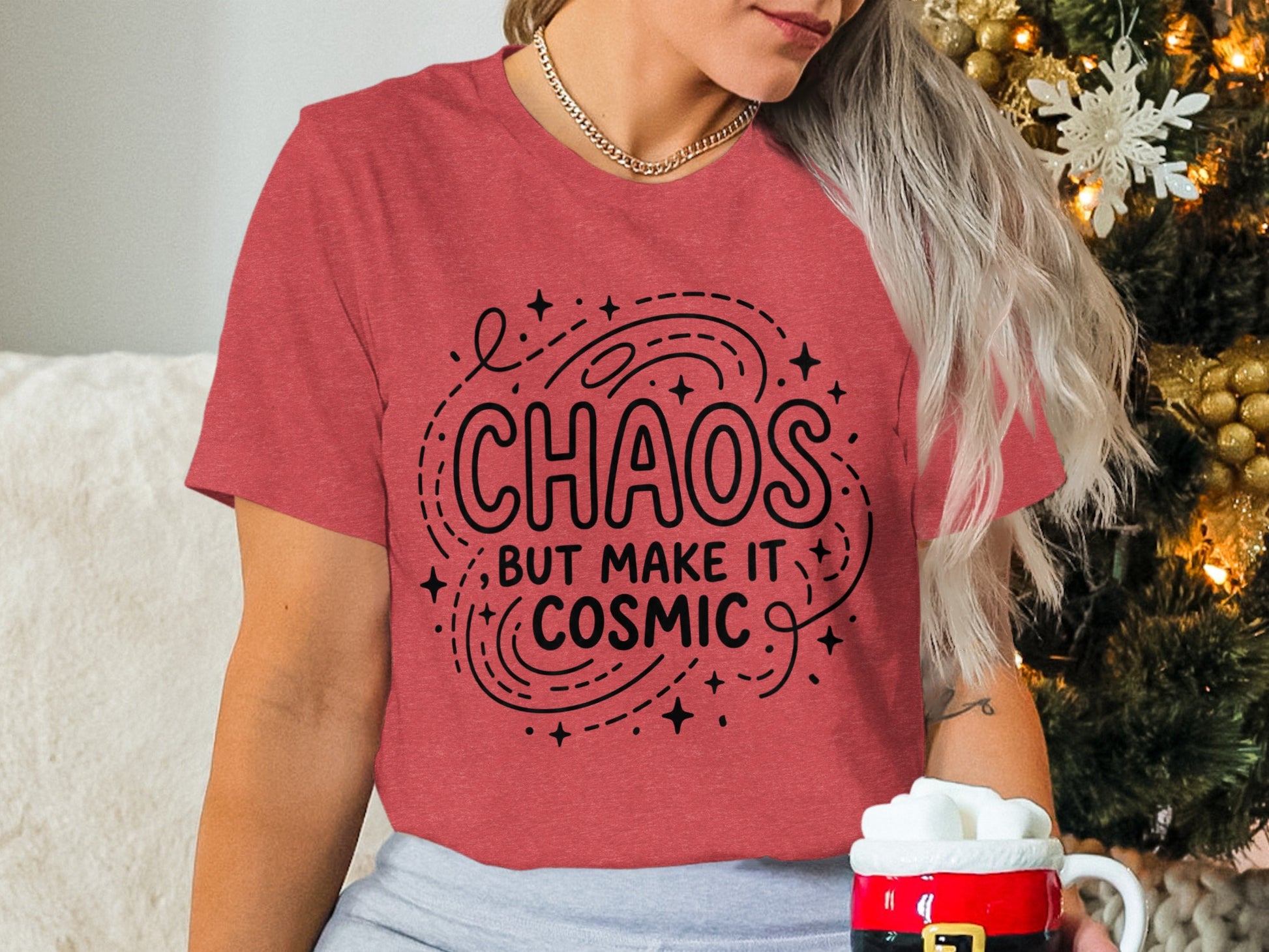 Chaos But Make It Cosmic Graphic T-Shirt product