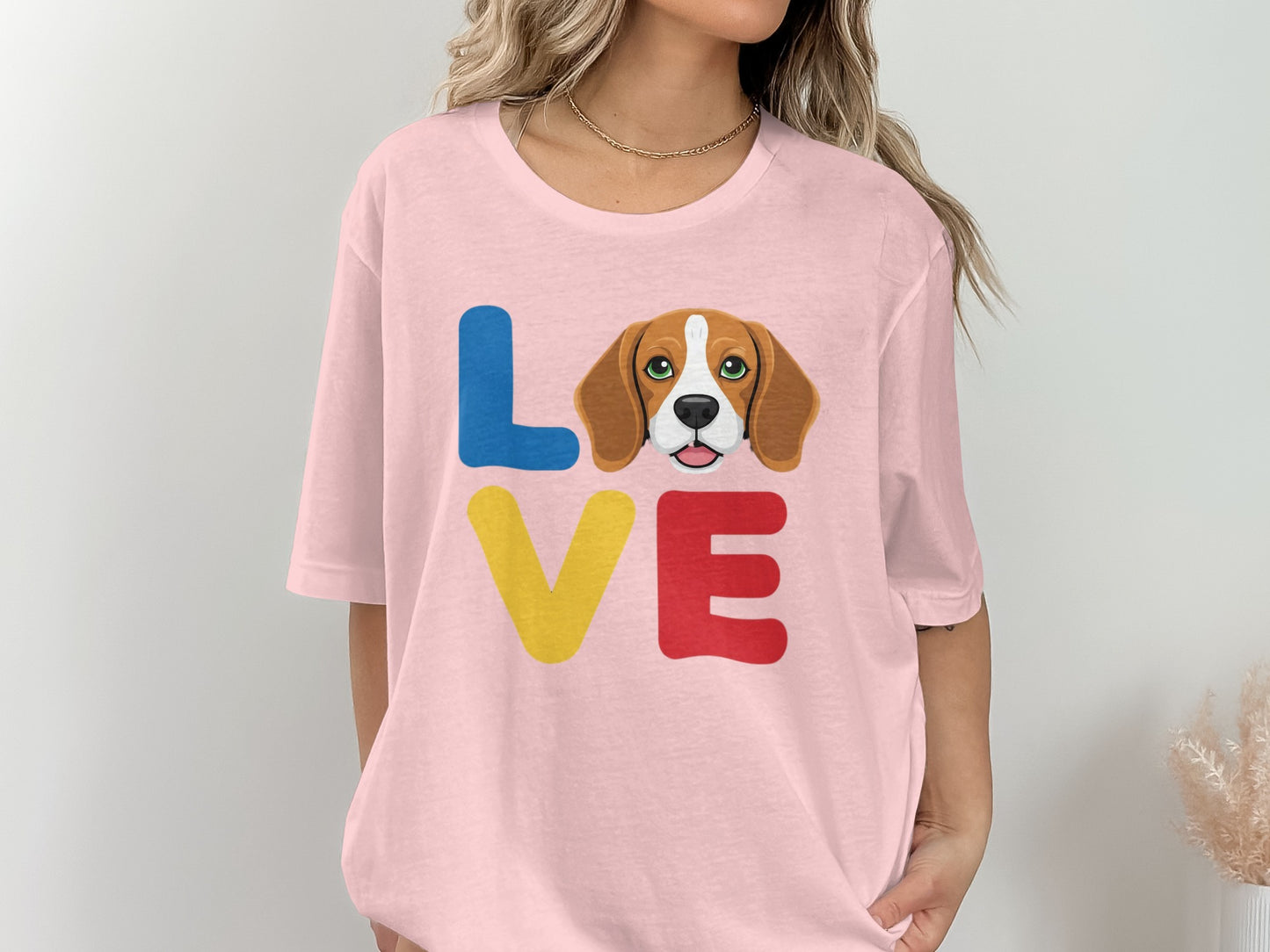 Love Beagle Dog Cute Graphic T-Shirt product type