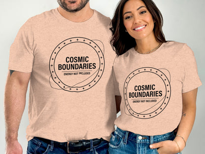 Cosmic Boundaries Energy Not Included T-shirt Duo