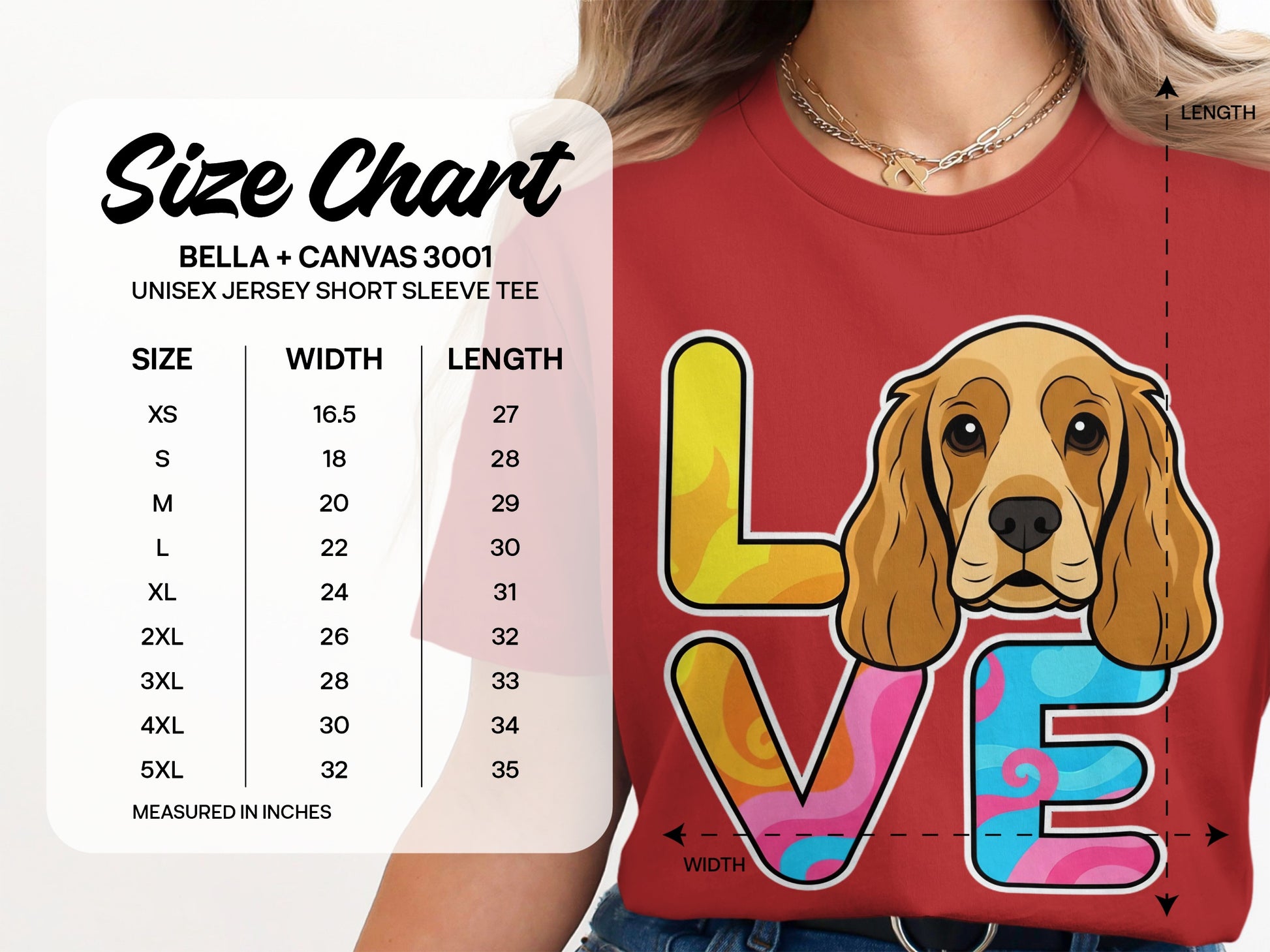 Love Cartoon Dog Design Unisex Short Sleeve Tee product
