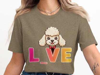 Cute Puppy Love Graphic Tee Shirt Product