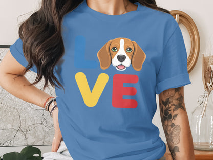 Cute Colorful Love Beagle Graphic Tee product