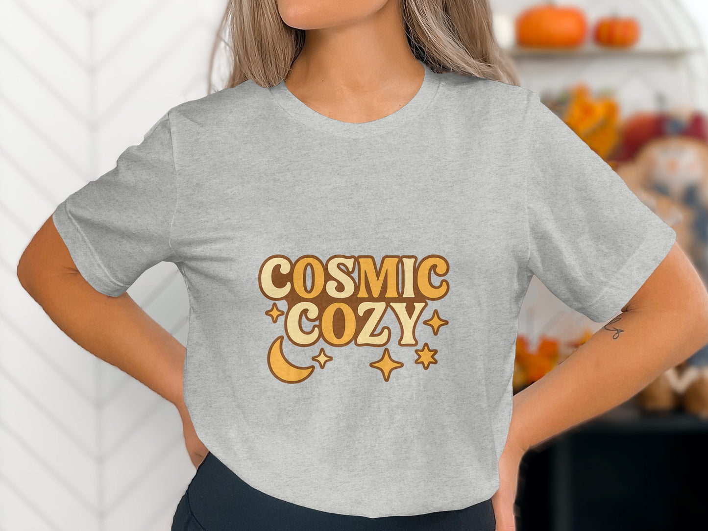 Cosmic Cozy Moon and Stars Graphic Tee product