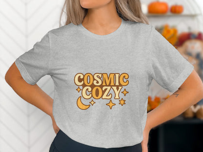Cosmic Cozy Moon and Stars Graphic Tee product