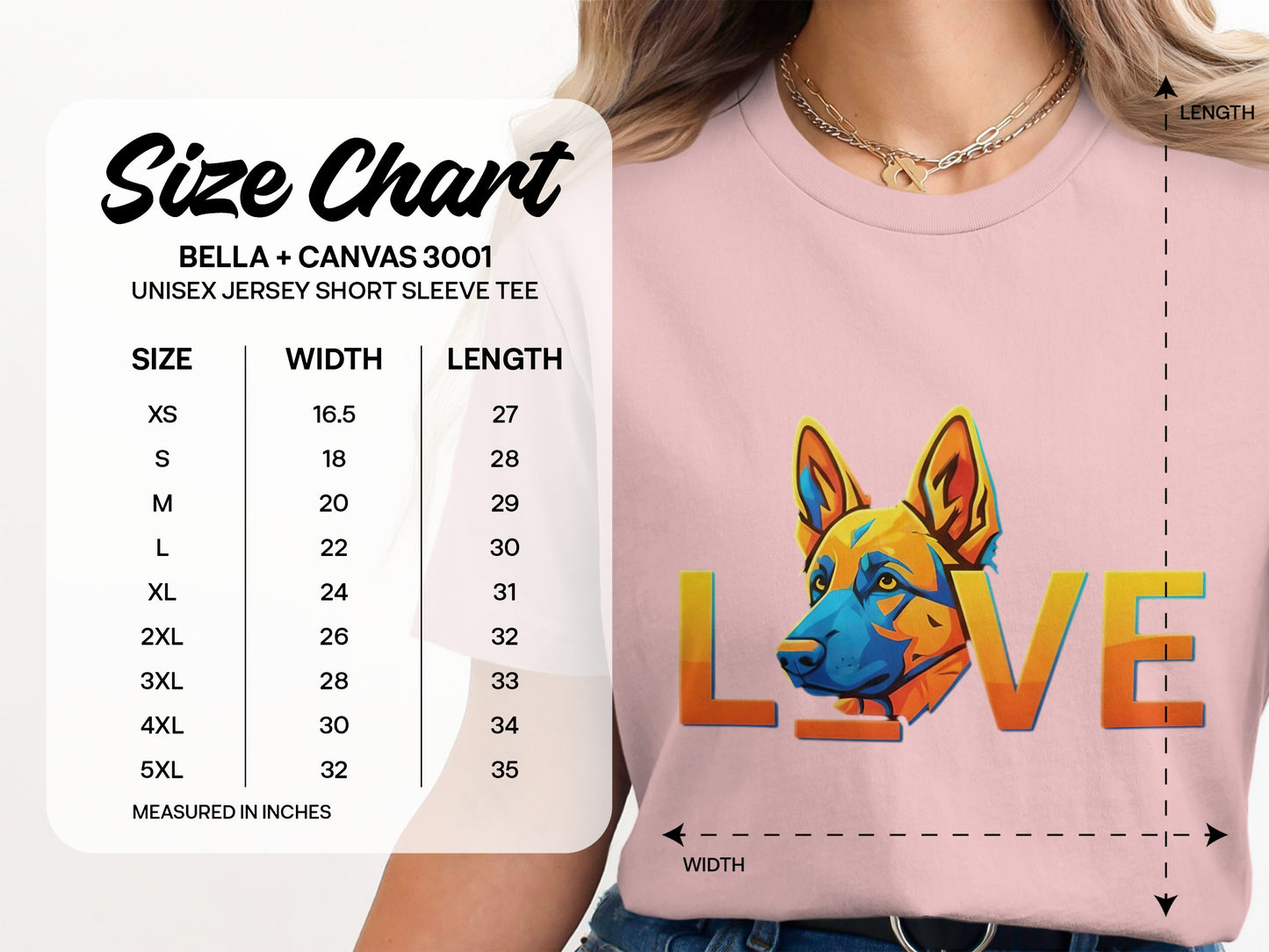 Colorful Love Graphic Unisex T-shirt product type