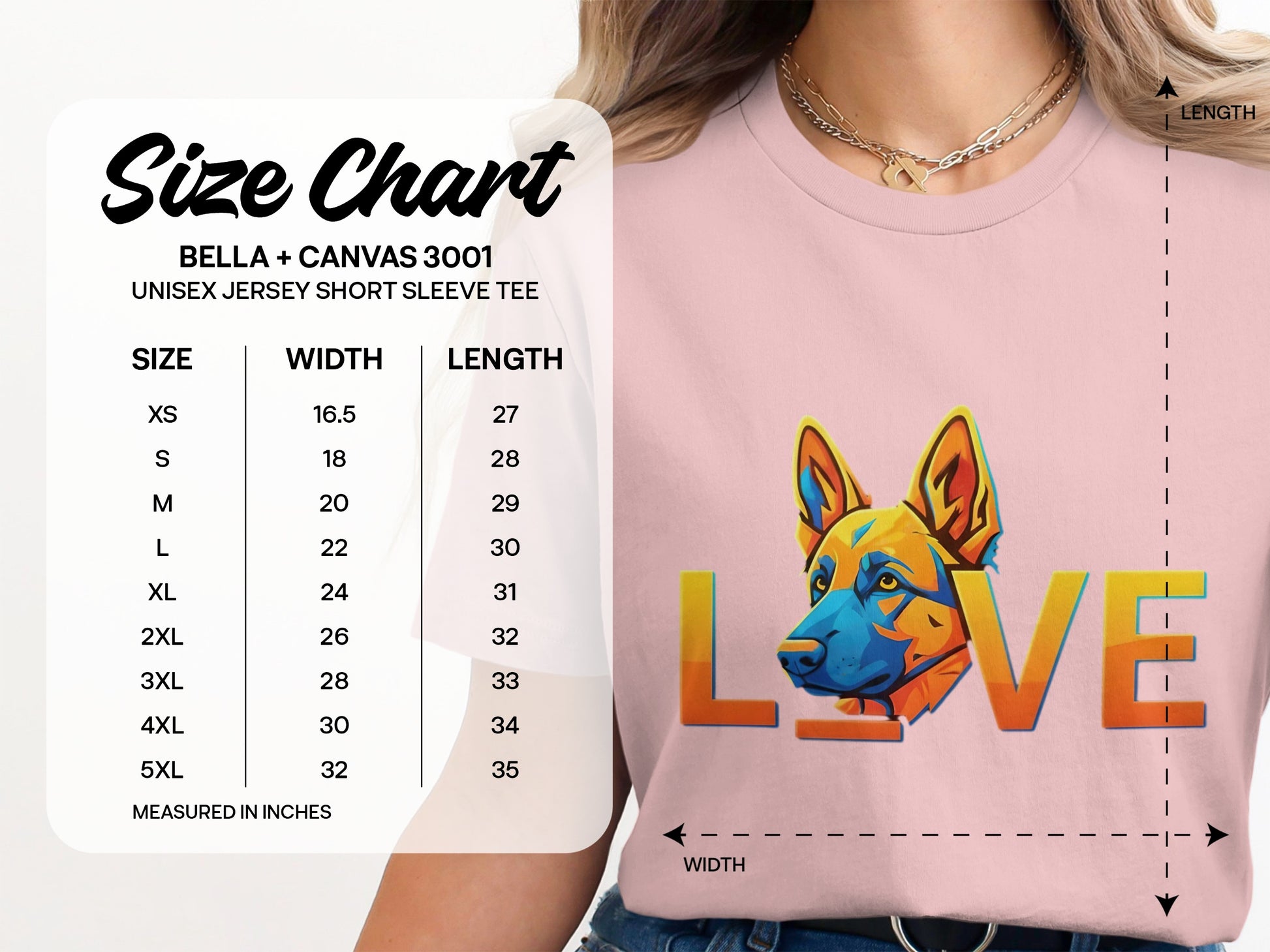 Colorful Love Graphic Unisex T-shirt product type