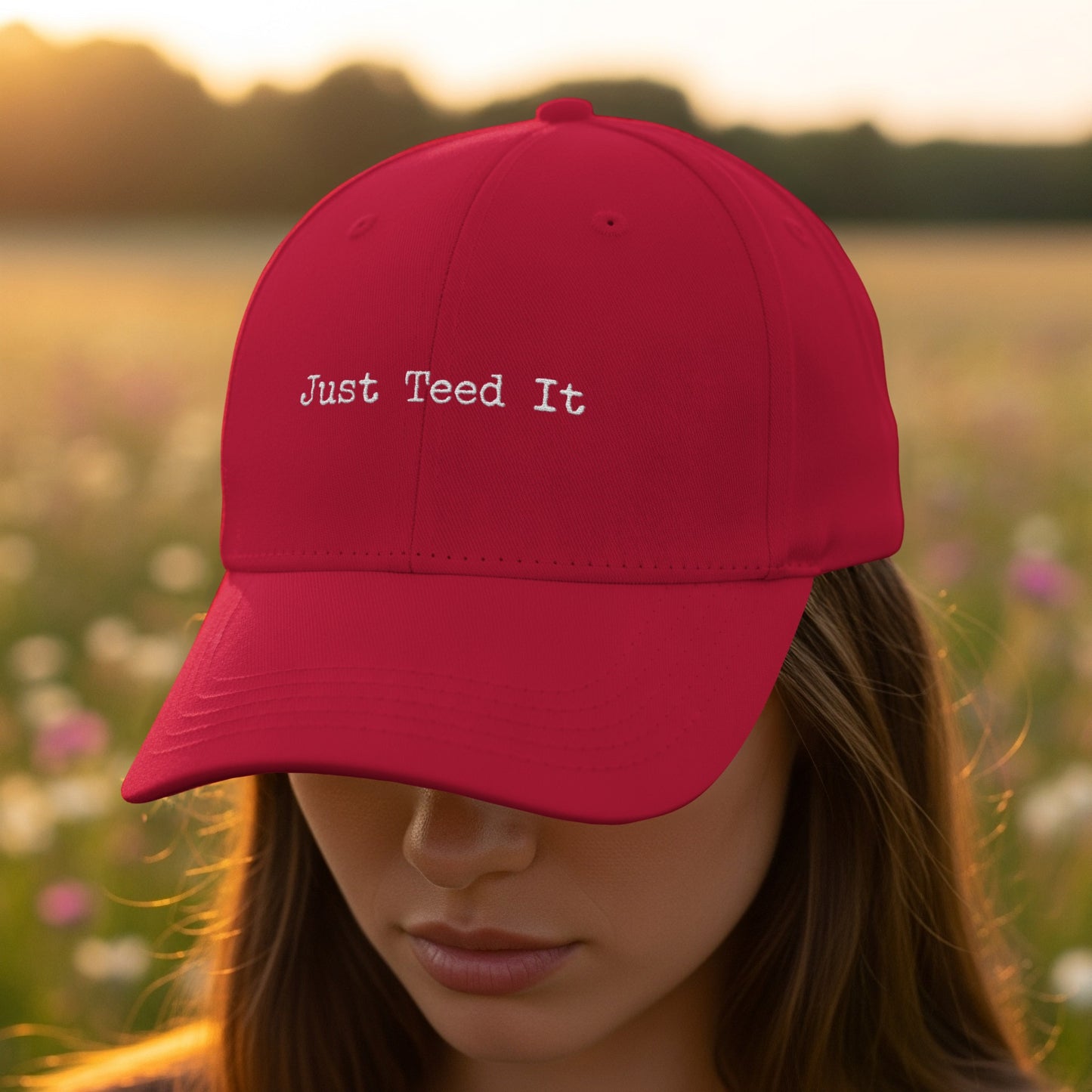 Just Teed It Red Baseball Cap
