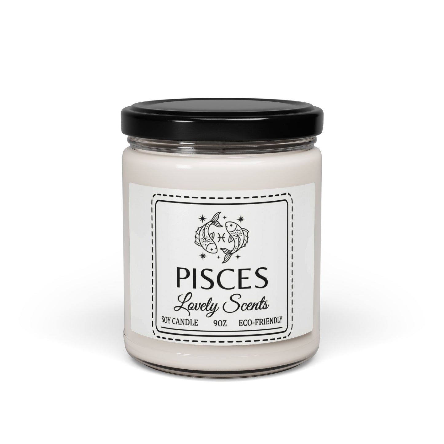 Pisces Lovely Scents 9oz Eco-Friendly Soy Candle