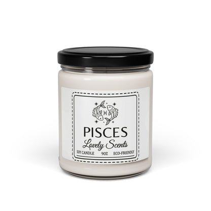 Pisces Lovely Scents 9oz Eco-Friendly Soy Candle