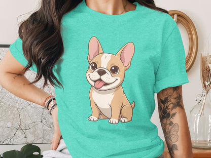 Cute Cartoon Bulldog Graphic Tee