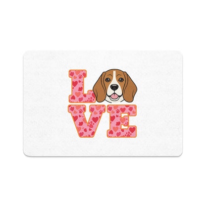 Cute Beagle Love Design On White Background Product Type