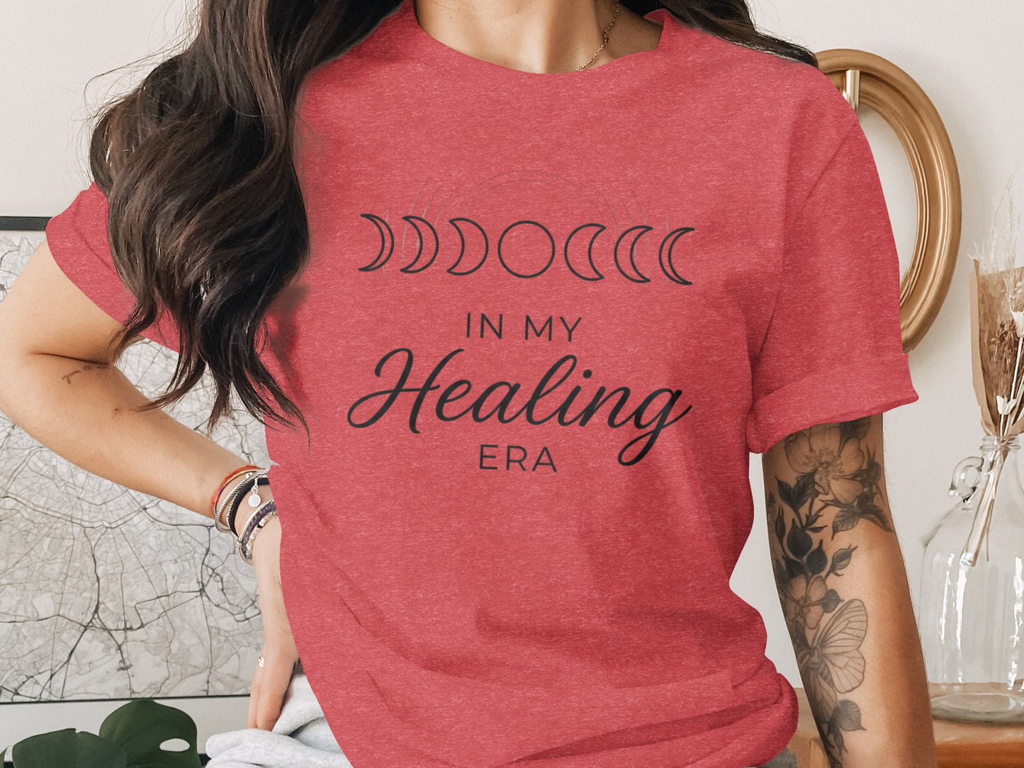 Moon Phases In My Healing Era Graphic T-Shirt