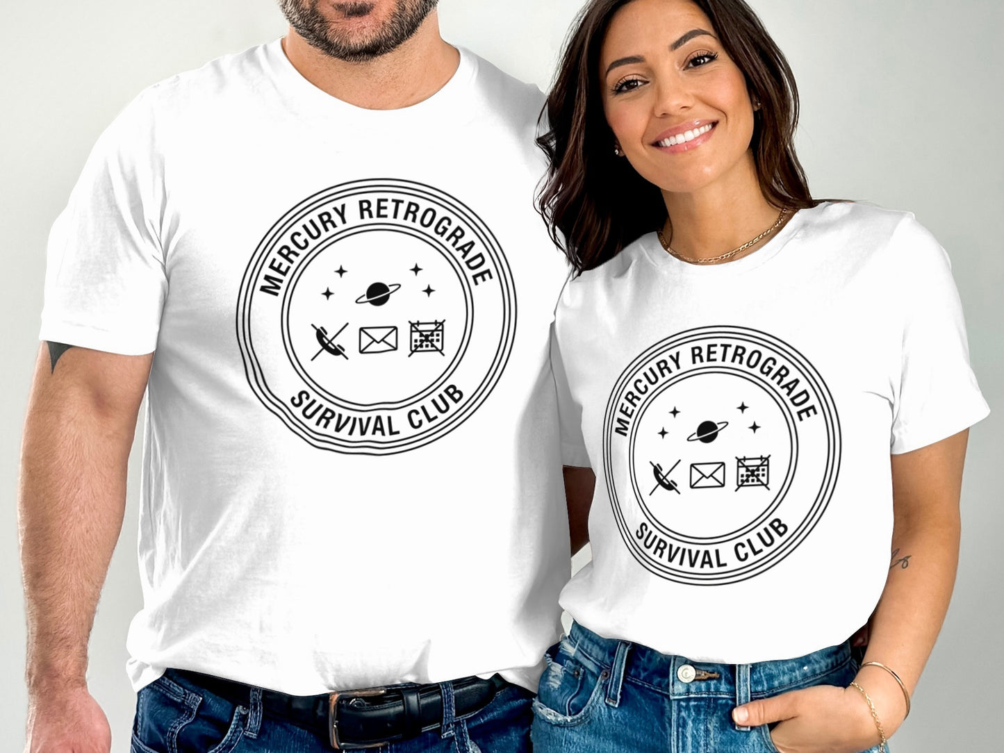 Mercury Retrograde Survival Club Graphic Tee