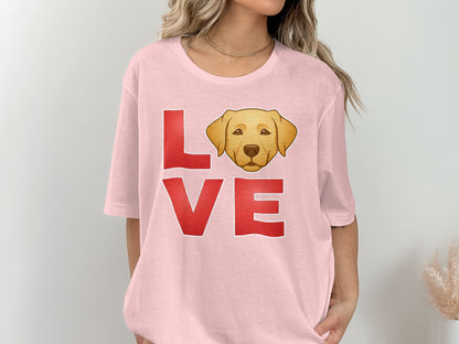 Love Puppy Graphic T-shirt Cute Dog Themed Clothing product