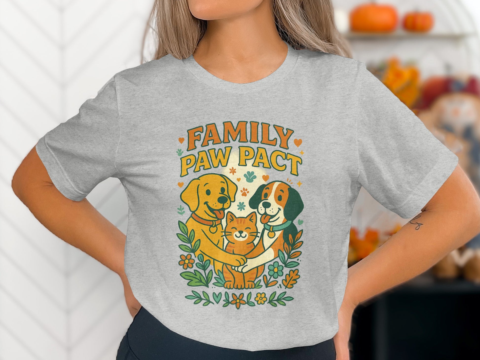 Family Paw Pact Graphic Tee Shirt product type