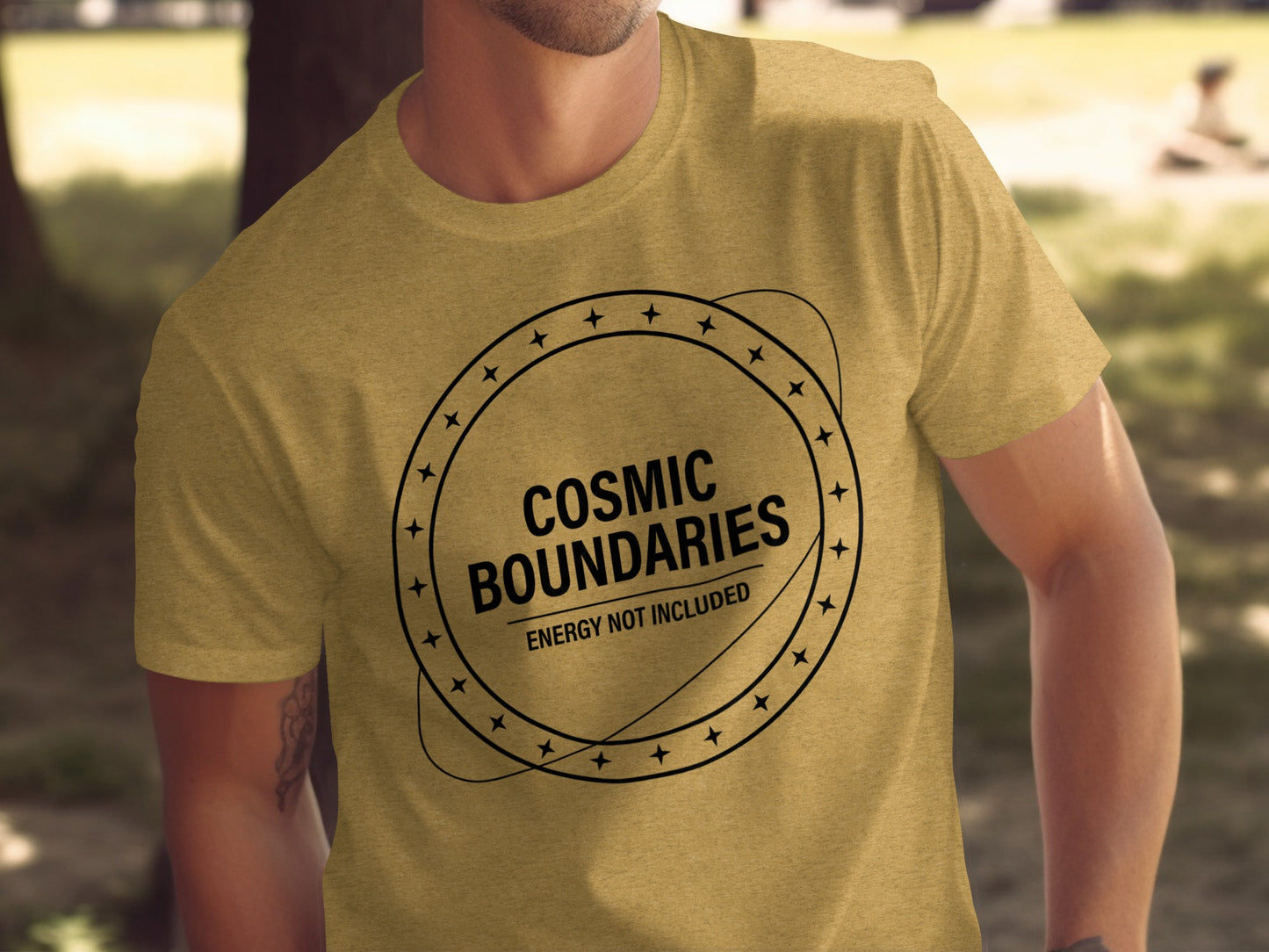 Cosmic Boundaries Energy Not Included T-shirt