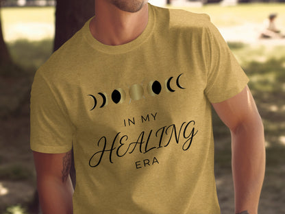 In My Healing Era Moon Phases Design Shirt