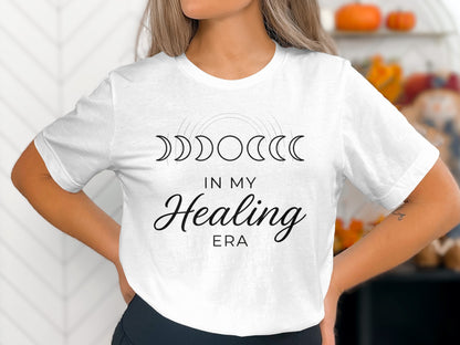 In My Healing Era Moon Phases Design Shirt