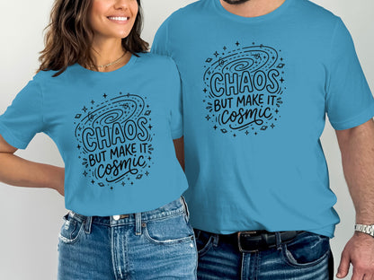 Chaos But Make It Cosmic Design on Trendy Shirt