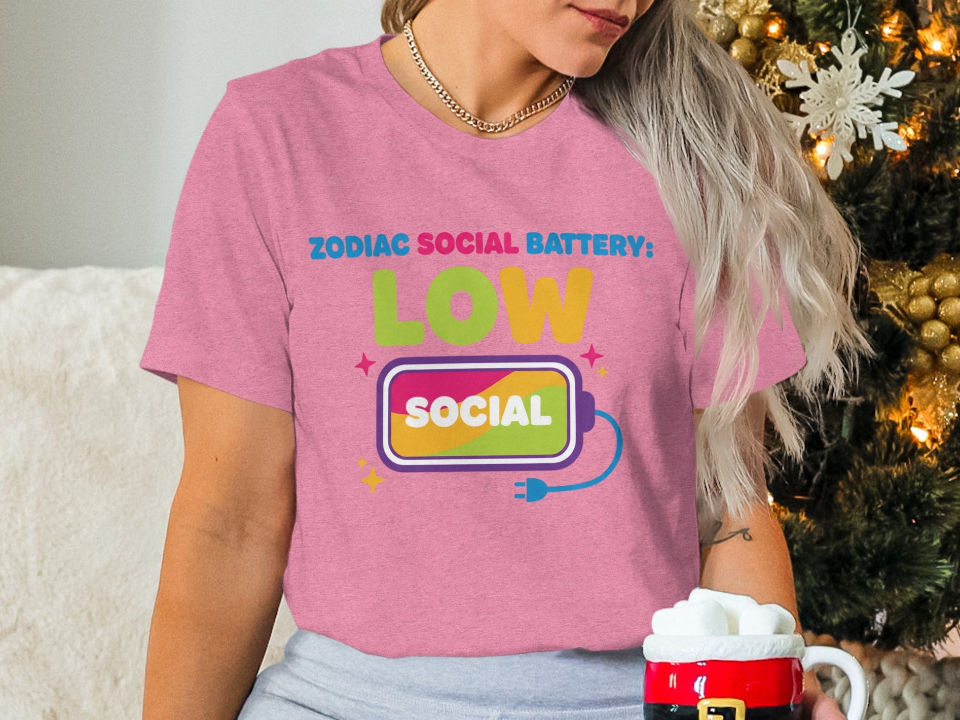 Zodiac Social Battery Low Social Shirt