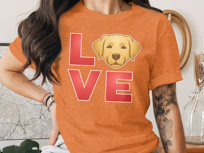 Labrador Dog Love Graphic for Dog Lovers T-Shirt