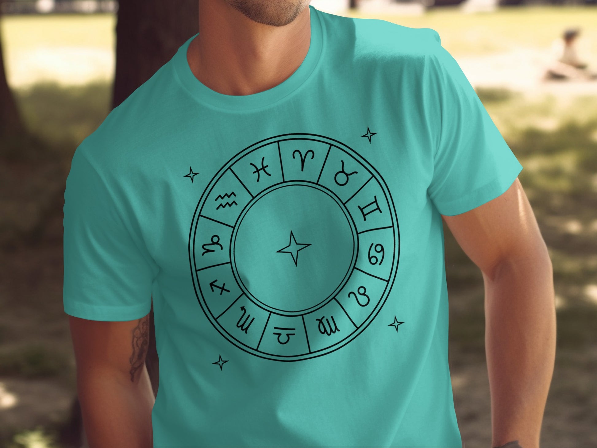 Astrological Signs Graphic Fashion Tee Ideal for Zodiac Fans