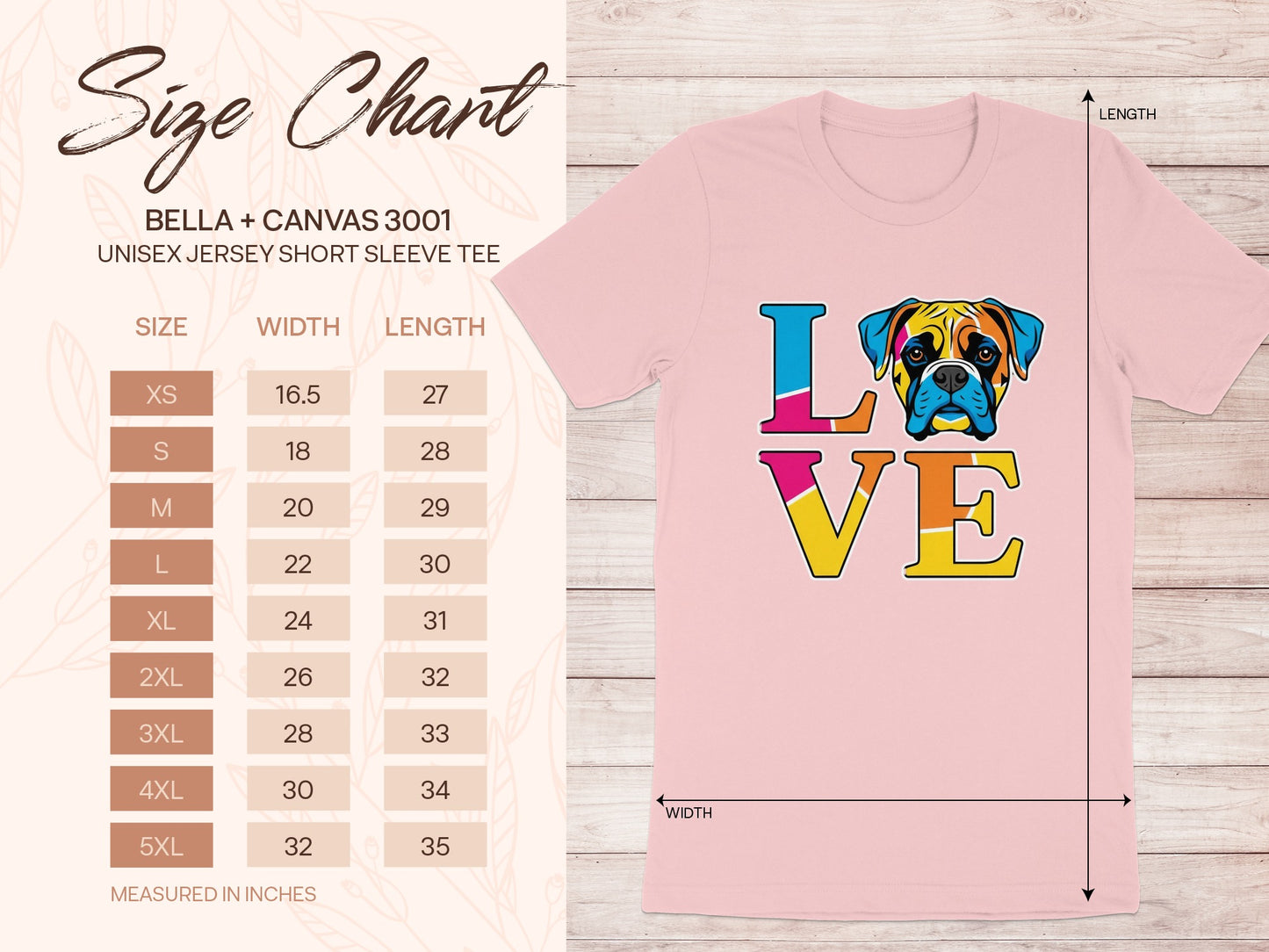 Colorful Dog Love Graphic Unisex Jersey Short Sleeve Tee product