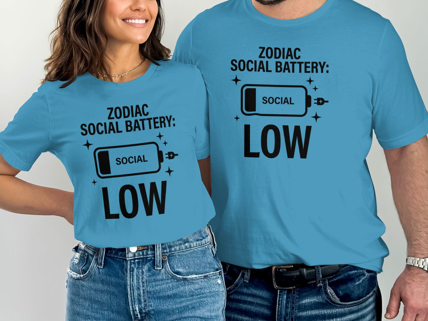 Zodiac Social Battery Low Funny Zodiac T-Shirt