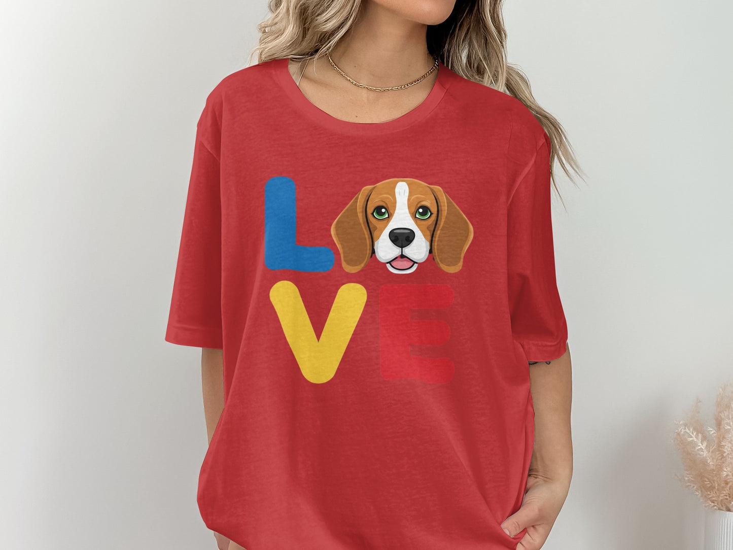 Love Dog Portrait Pet Animal Puppy Lover Design T-Shirt