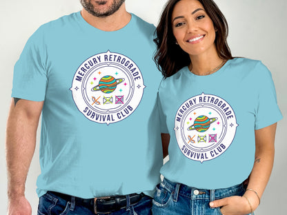 Mercury Retrograde Survival Club Graphic Tee