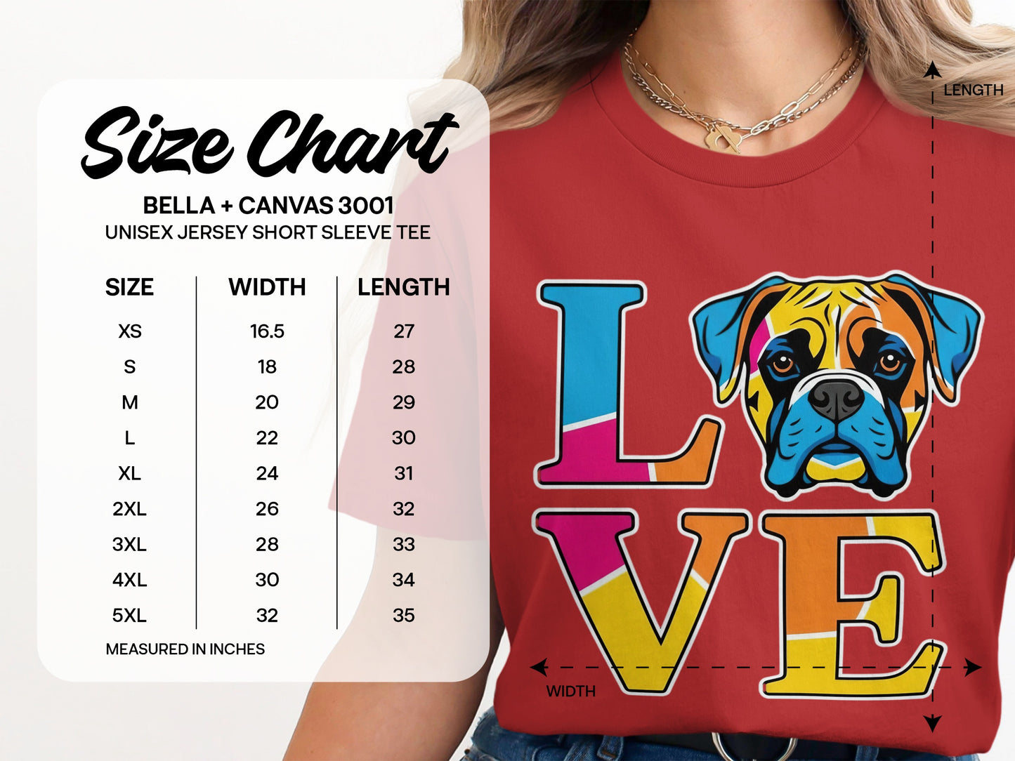 Colorful Dog Love Unisex Jersey Short Sleeve Tee product