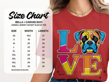 Colorful Dog Love Unisex Jersey Short Sleeve Tee product