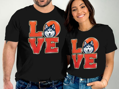 Love Husky Graphic Design Unisex T-Shirt product