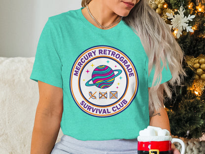 Mercury Retrograde Survival Club Novelty T-Shirt