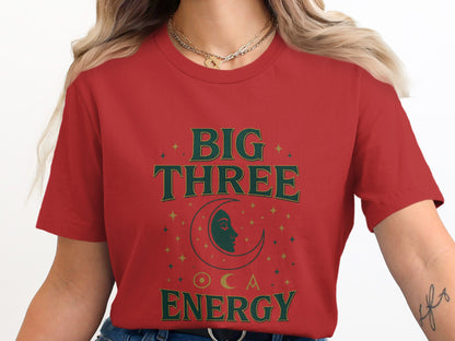 Big Three Energy Graphic T-Shirt Fashion Product