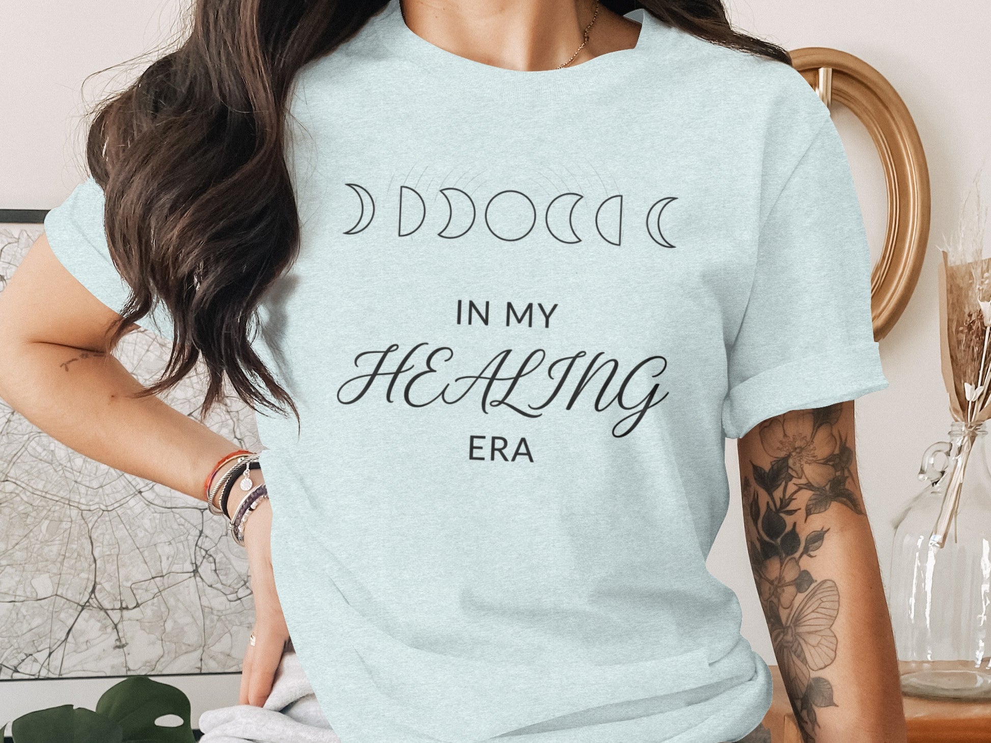 Moon Phases In My Healing Era T-Shirt Product