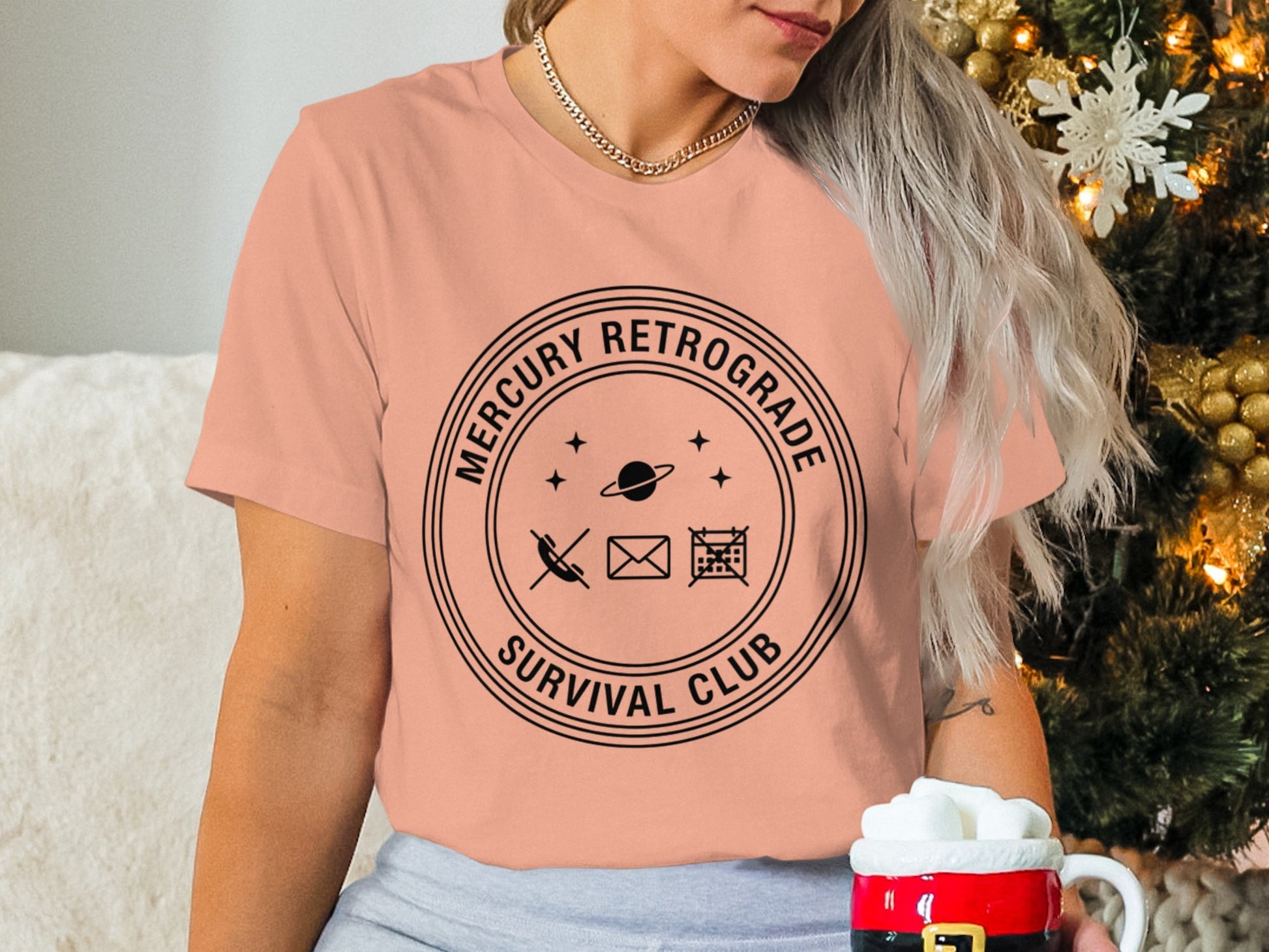 MERCURY RETROGRADE SURVIVAL CLUB Graphic Tee Product