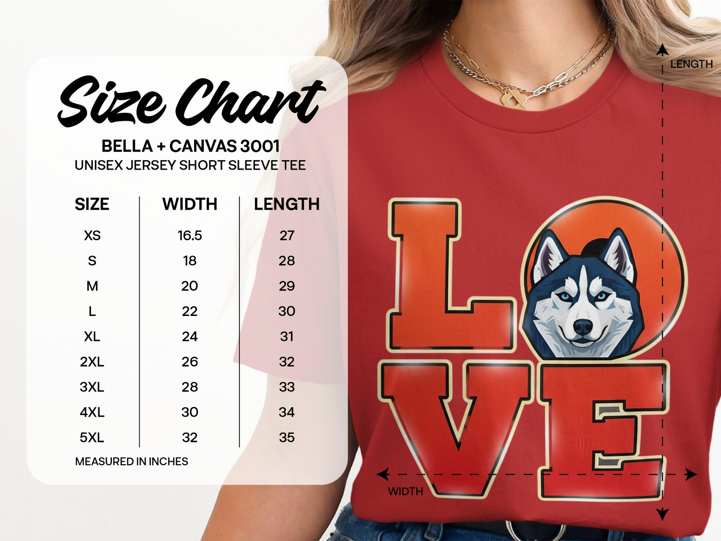 Love with Husky Graphic Short Sleeve Tee product