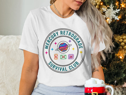 Fun Mercury Retrograde Survival Club T-shirt