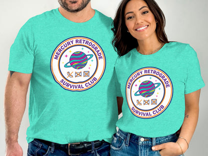 Mercury Retrograde Survival Club Graphic T-shirt