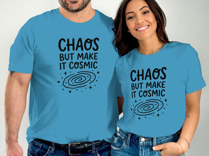 Chaos But Make It Cosmic Matching Shirt Set