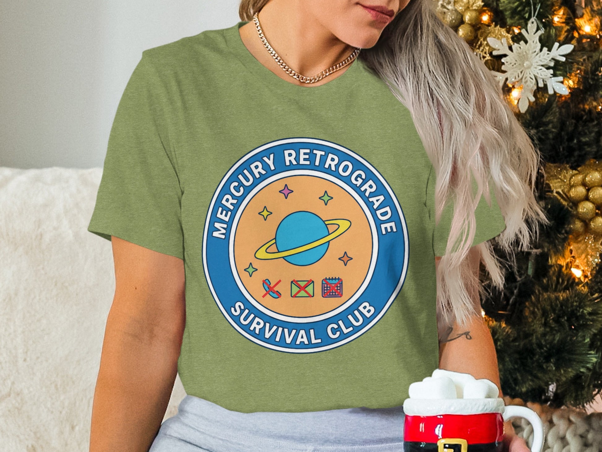 Mercury Retrograde Survival Club Graphic Tee