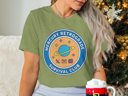Mercury Retrograde Survival Club Graphic Tee